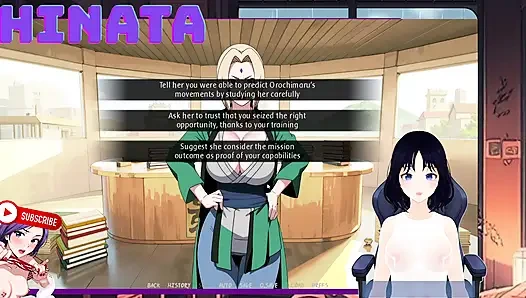 SHINBI SECRETS part 9. I spy on Tsunade in her HOKAGE office