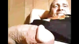 Bisexual Man jacking off at home