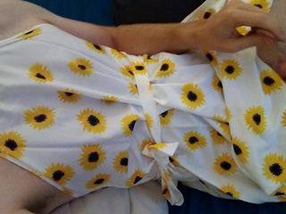 The cutest flower dress for a summer crossdresser pt.2