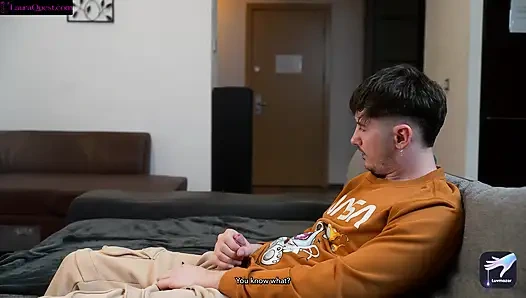 Unexpected Threesome With my Slutty Roommate – Luvmazer Thrusting Dildo