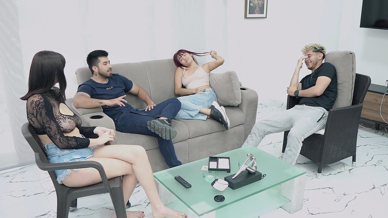 Bi Quartet! College Girl, Amateur Quartet Swingers