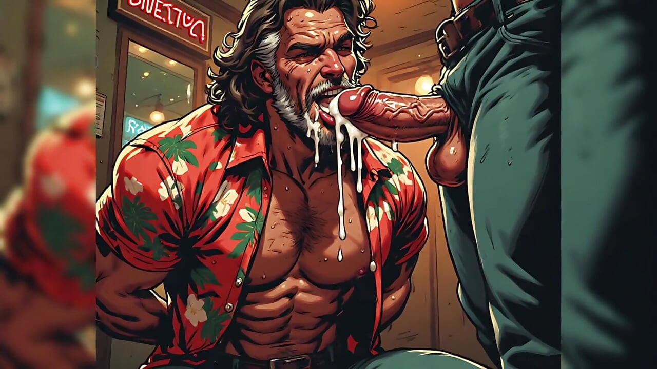 Hot Hotel Retro Blowjob Art