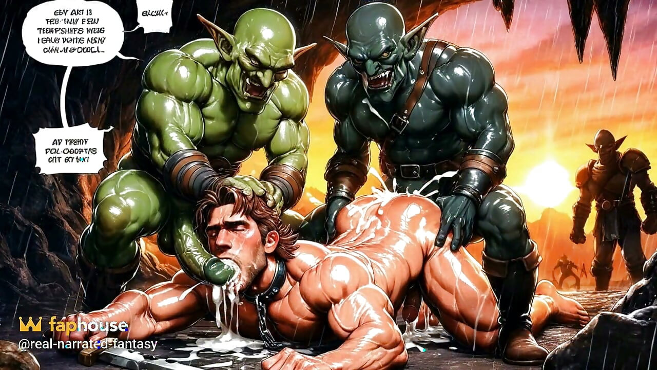 Anime Twink Femboys Got Gangbanged with Goblins. Hentai Gay Compilation