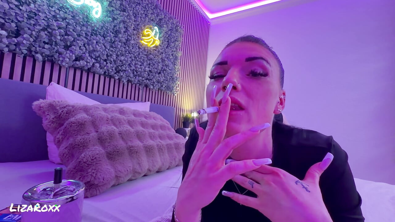 Caught Me Smoking Turned Into a Sloppy Blowjob POV
