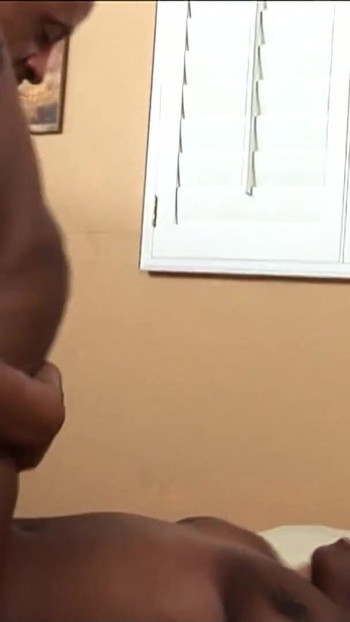 Thrilling moment from "Curvy Big Tits and Ass Black Ebony Teen Pure Shuga Have a Rough Fuck"