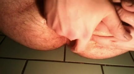 Anal fingering my asshole