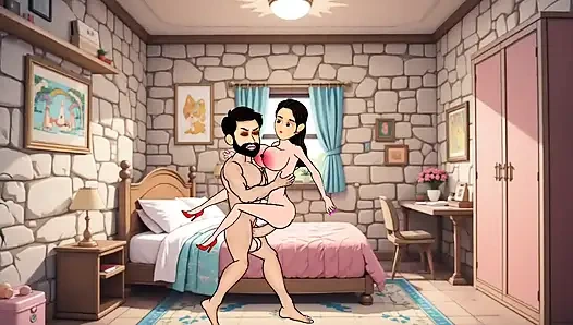 Big dick - wife and husband enjoying The room