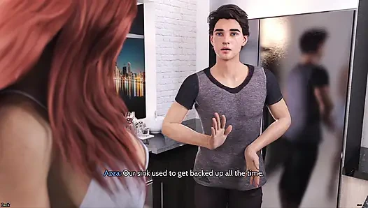 Redhead MILF Pleasured Slowly in POV Animation World