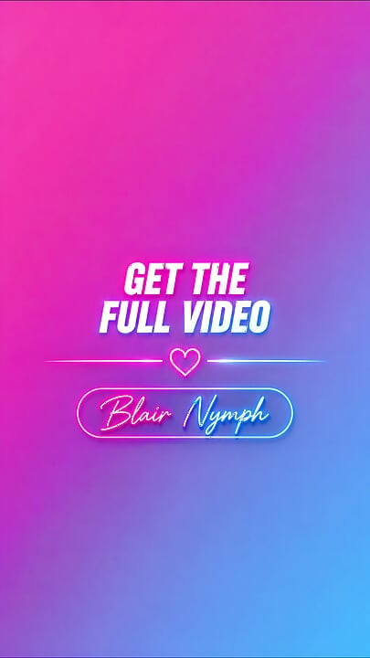 Blair Nymph makes a ridiculous 14" dildo disappear inside her - BLAIR NYMPH