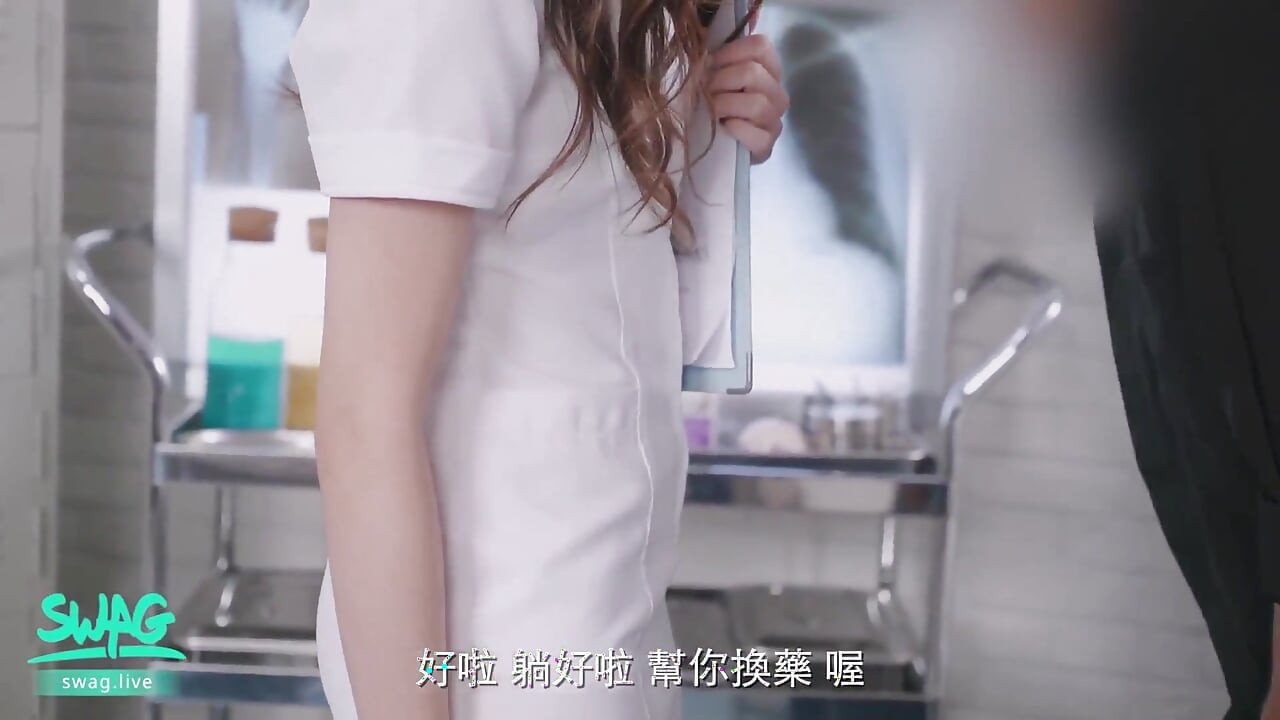 Horny Nurse Takes Big Dick to Fill Her Pussy in the Hospital.