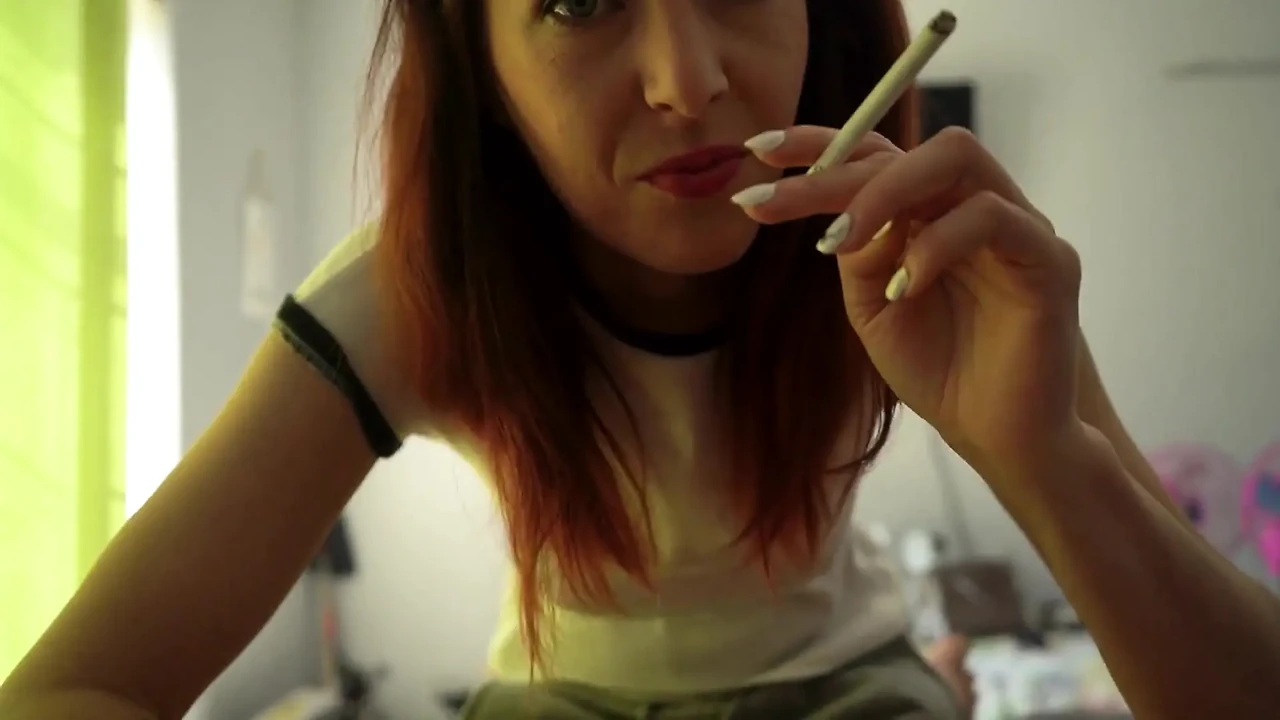 Smoking While Sucking Dick - Cum Swallow