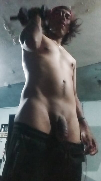 Stepdaddy Exercises Almost Naked