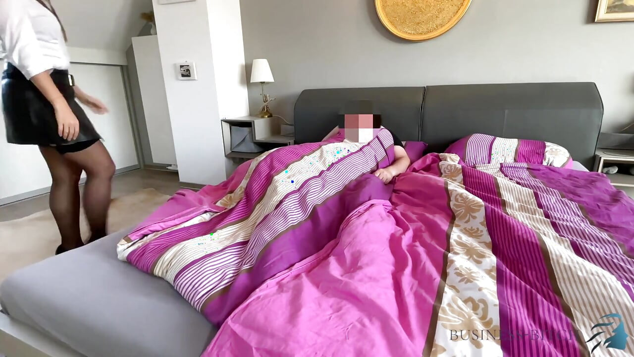 Business woman POV - cum tits for work