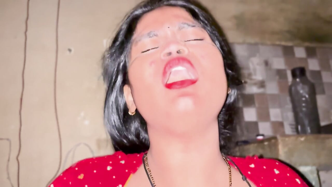 My Hot Indian Wife in Red Saree Seduced Me for Full Night Wild Ride