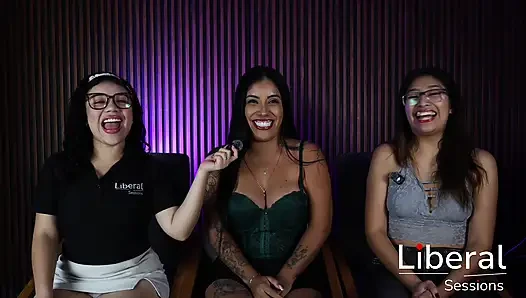 ORGY with two HOTWIVES, they are fucked by strong men