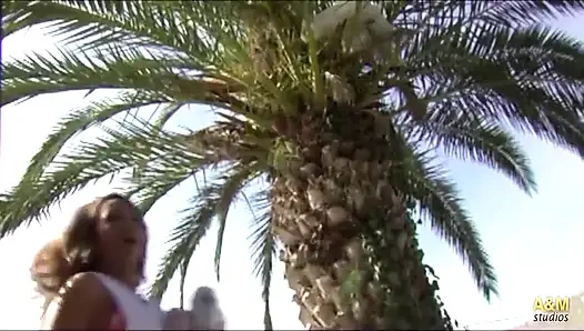 The cleaning girl and the customer with a strong boner