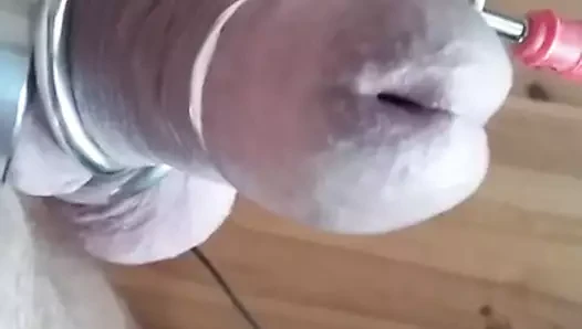 Estim ayakta boşalma