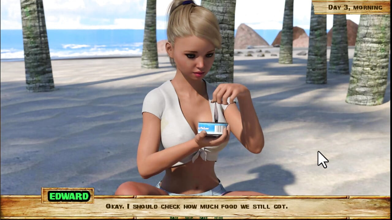 Lewd Island 3 - we found a suitcase with lingerie in