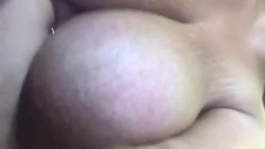 Big tit Latina teasing with huge natural tits