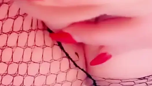 Peitsche muschi fingert dildo im arsch