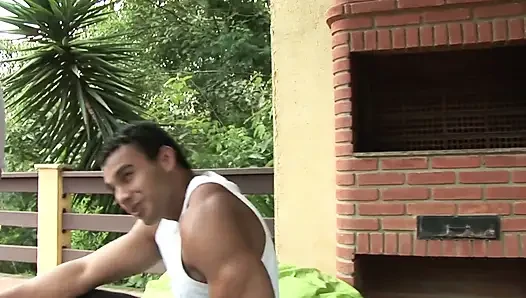 Busty shemale Carla Novaes hungers for cock