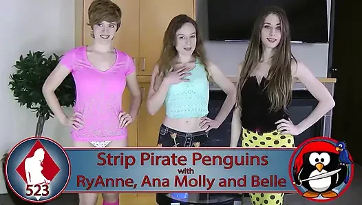 The Strip Pirate Penguin Loser's Ass Turns Red and Jiggly