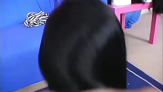 amatuer long hair model does porn