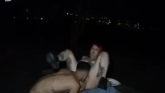 The Galician Girl Catches Me Masturbating at the Viewpoint and I End up Giving Her a Good Pounding with My Big Cock
