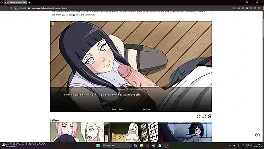 Наруто: Кунуити Тренер - сцены секса с Хинатой, часть 2