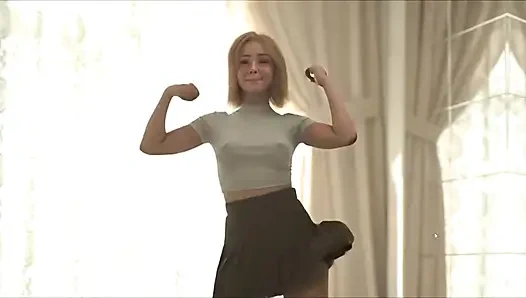 18 Plus Petite Stepsister Dance Move Turns In To Dry Humping Chinese Cock