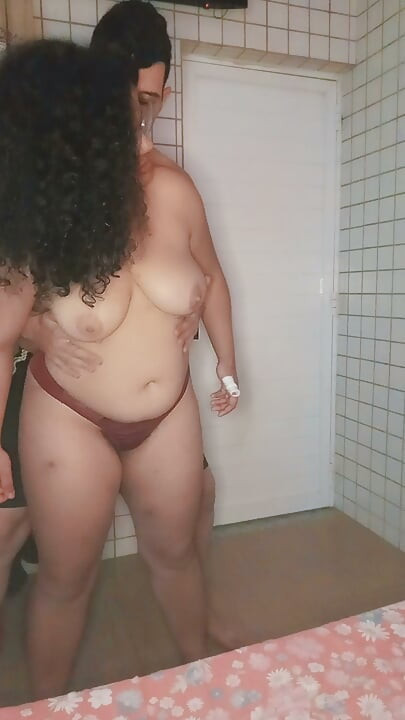 Running My Hand Over My Stepsister's Pussy
