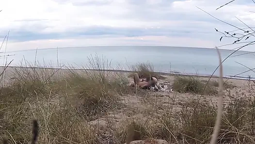 Französische Lehrerin Schlampe Blowjob Amateur Am Fkk-strand, Öffentlicher Fremder Mit Abspritzen - Misscreamy