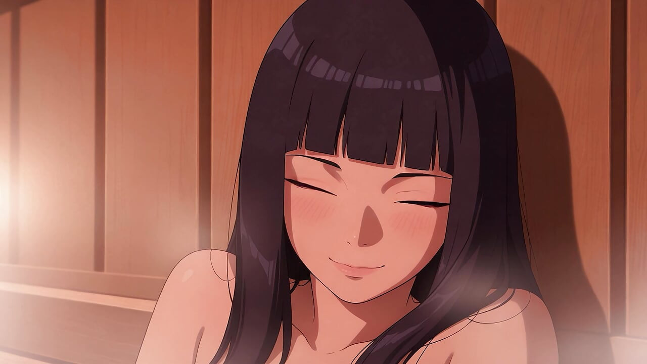 Η Hinata Hyuga γαμάει έναν άγνωστο σε μια καυτή σάουνα! Naruto Anime Ιστορία Hentai