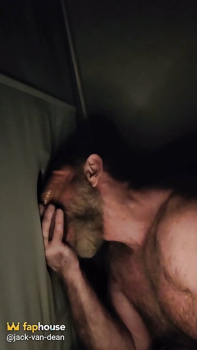 Bearded Man at Gloryhole