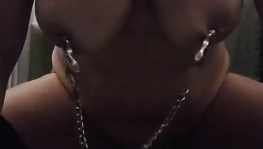 For My Master, I Willingly Torment My Nipples and Pussy. the Suffering a...