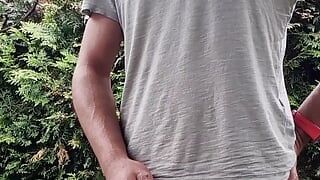 Cumming prematurely. 4x extreme pissing in the morning ends in premature orgasm and cumshot