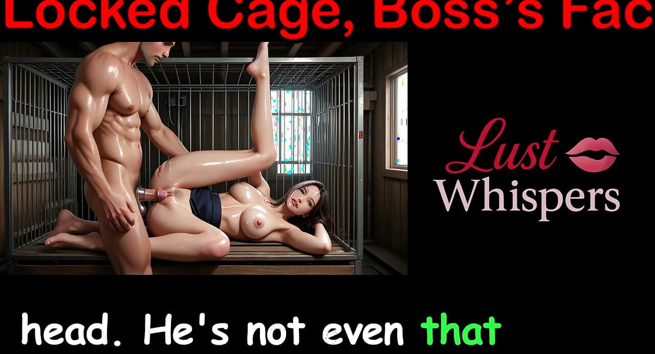 Locked Cage, Boss's Face - English Sex Story