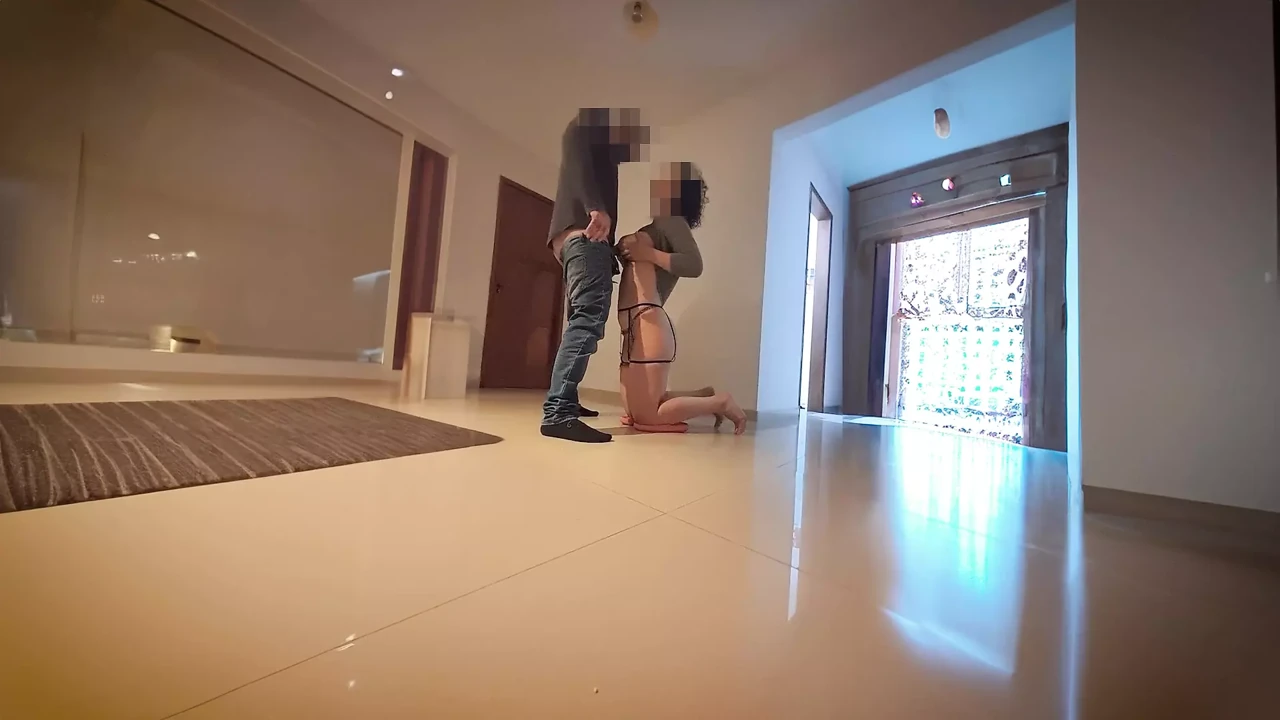 Husband traveling, wife calls neighbor to get some sperm.