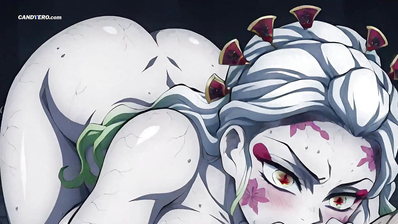 그녀의 몸은 흔들리고, 눈을 굴리고, 정액이 가득 찼다(AI 생성)