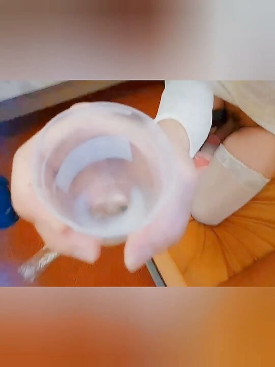 Nurse at Semen Test Room. I went to real urology clinic with a nurse costume and helped myself cumming so much.