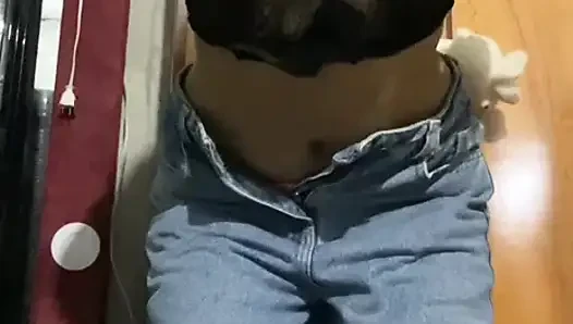 She came home, she's really turned on by my erect nipples, she's caressing me!