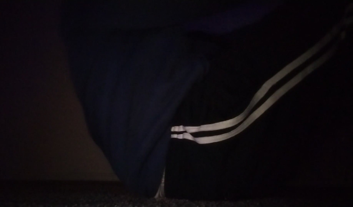 A clothed video of me doing sit ups and masked.