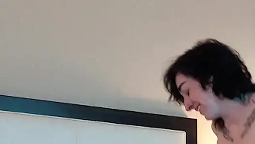 Super Sexy Petite Tatted Teen Sucking Cock - Compilation 1