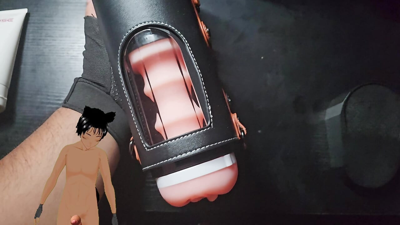 Using an automatic Male masturbator that is someone else is gonna use.