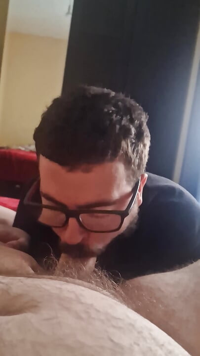 Sucking a Fat Stepdad's Thick Cock.