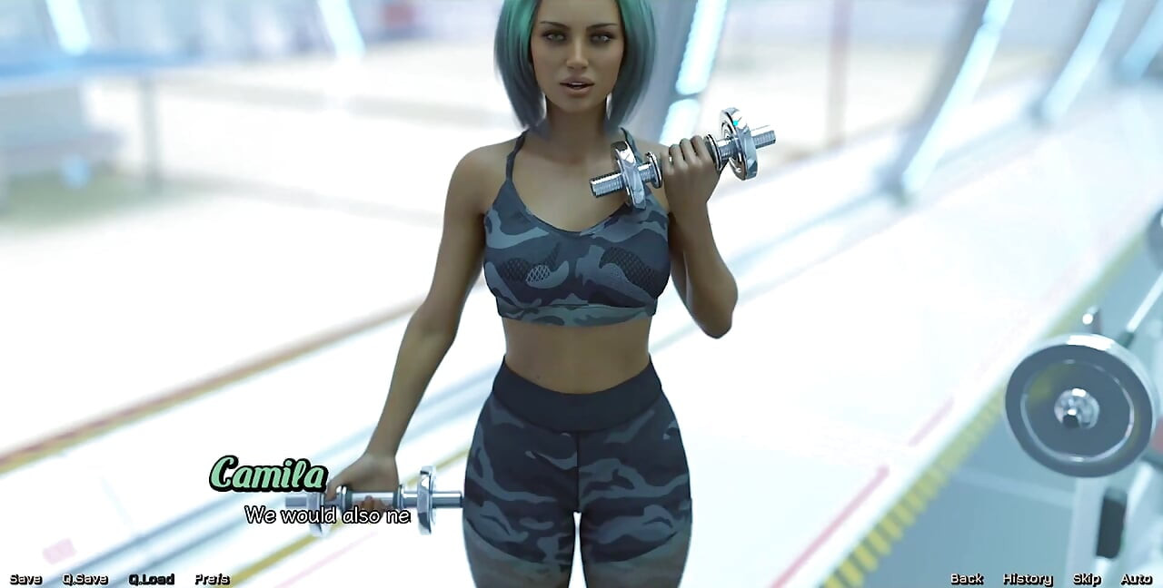 Stranded in Space - Military Girl with Big Tits and Fat Ass Dreams of My Cock