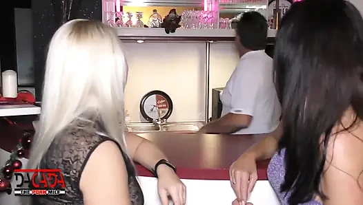 Lesbian Fun at the Bar