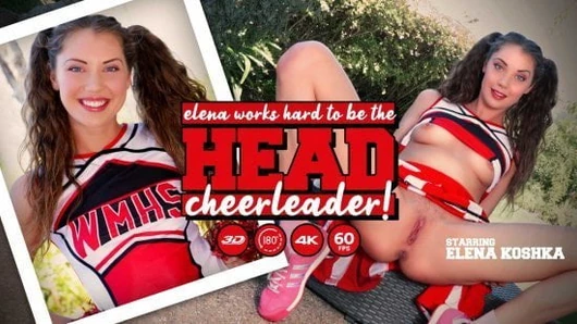 Elena Works Hard to Become the Head Cheerleader