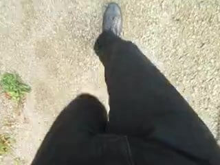 Walking on gravel