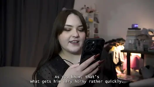 Porno-geschichte - sie teilen einen mit sperma gefüllten kuss zusammen nach einem süßen pegging